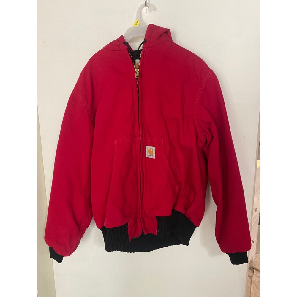 Red Carhartt jacket original style size L